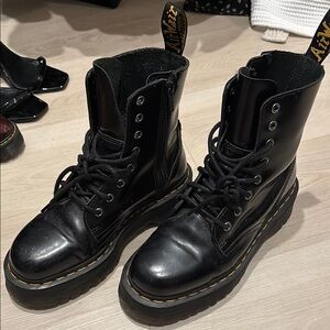 Dr. Martens Black Leather Boots